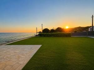 Aegean Horizon Seafront Luxury Villa Plomari Garden Level