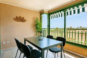 50 meters from the beach, with a pool and balcony