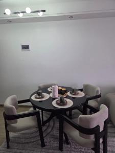 newly furnished three bedroom apartment with swimming pool, fully equipped gym, private parking space ,children playground and unbeatable scenic city views