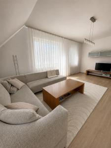 Veľký rodinný apartmán s výhľadom na zeleň a hory v centre Piešťan s parkovaním