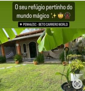 Casa aconchegante a 05 minutos do Parque Beto Carrero World e da praia - Acomoda 12 pessoas