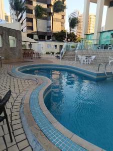 Flat Frente Mar com Piscina em Piedade