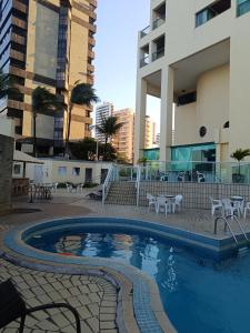 Flat Frente Mar com Piscina em Piedade