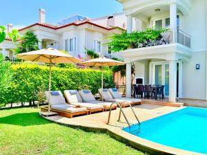 Fethiye-Çalışta 5 yatak odalı 10 kişilik villa coral 4