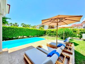 Fethiye-Çalışta 5 yatak odalı 10 kişilik villa coral 4