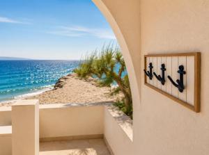 Villa Tamaris on the beach
