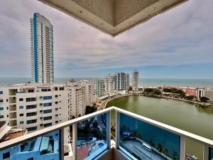 Apartamento hermoso en cartagena el laguito bocagrande con vista al mar
