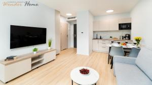 Apartament Biała Magnolia - z balkonem, w centrum, z widokiem na góry