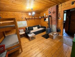 A stylish log cabin in the heart of the Brdy forests