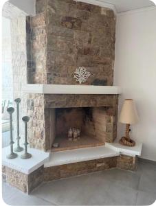 Aegean Horizon Seafront Luxury Villa Plomari Garden Level