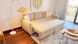 Seaside one bedroom apartment with terraces, garage & swimming pool