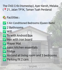 The Chill Crib Homestay Ayer Keroh Melaka