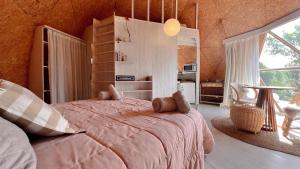 Domo 4 - Glamping para 2 PAX con pile y parrilla en Cruz del Sur, Chapadmalal - Hola Sur