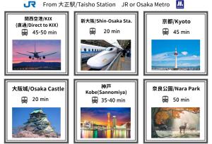4 Beds & Great for Long Stays , Kyocera Dome Nearby , USJ & Namba 15min , Direct to KIX , Guest House 大正