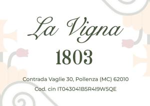La Vigna 1803
