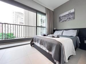 Trend Consolação: 5Min Metrô | Rooftop| Academia
