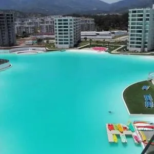 Departamento Papudo Laguna, vista estero y mar - Papudo