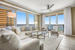 High-rise beachfront elegance with wraparound balcony pools & gym