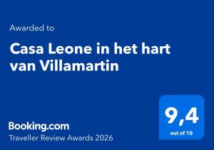 Casa Leone in het hart van Villamartin