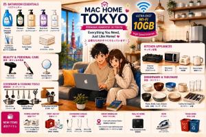 MAC HOME 301 Tokyo 2BR 500m to Kameari Station Near ARIO Mall 10Gbps WiFi