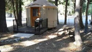 Snowflower Camping Resort 12 ft. Yurt 9 - Graeagle