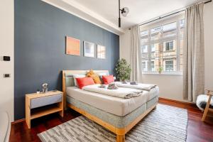 EDLER WOHNRAUM Design-Loft im Graphischen Viertel 2 Schlafzimmer mit Balkon, Miele-Kaffeevollautomat, Miele-Weinkühler, Klima, Lift, Tiefgarage & WLAN 266 Mbps