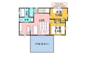 にじいろ邸2階