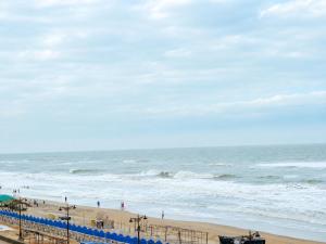 Front Sea View From Balcony "HOTEL NEW DREAMLAND PURI" Near Sea Beach and Jagannath Temple -Fully Air Conditioning Room With Wi-Fi- Lift - Parking And Restaurant Facilities-Room Sea Facing- A Top Rated Luxury Hotel In Puri