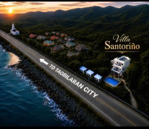 Villa Santoriño Oceanview Retreat in Bohol
