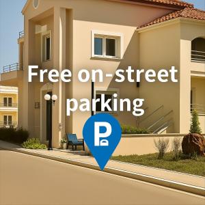 Seaside Studio 1 Chania, 90m from the beach in Chania, Free street parking, Balkoni, Fast WiFi Self Check in, 34sqm