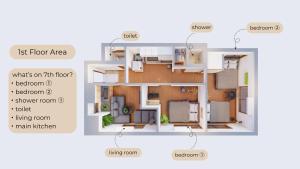 ACOE OKUBO - 3 BR Home in Shinjukus Food Heaven Area