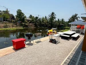 My friend private pool villa