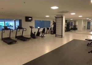 Flat com parque aquatico