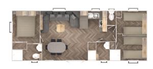 "Bungalow familial à Saint-Brevin-les-Pins avec piscine partagée"