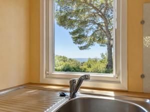 Le Romarin, mobil-home climatisé avec vue sur la mer