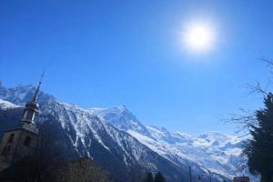 In The City Center With A View Of Mont Blanc