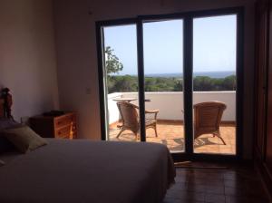 Casa en el campo con vistas al mar