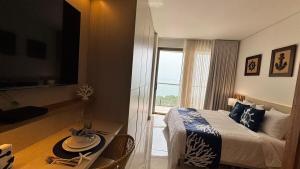 Acogedor Apartamento Con Vista Lateral Al Mar