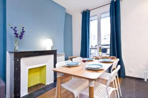 Appartements Bright and Newly Renovated Apartment, Hip Canal Saint-Martin Area, Central Paris : photos des chambres