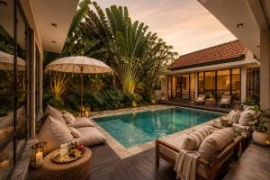 3BR Pavilion Pool Villa, Central Canggu by Nusa Havens