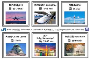 Base-Osaka 天神橋 4 min to JR Temma,Opposite Tenjinbashisuji Shopping Street One Stop to Umeda