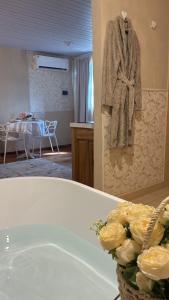 Jardim florestal Italy loft-com Banheira de Imersão
