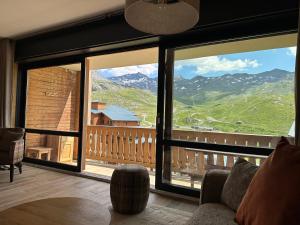 Vue panoramique Val Thorens Appart 49 m2 résidence calme