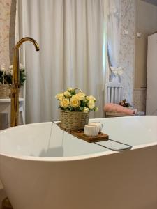 Jardim florestal Italy loft-com Banheira de Imersão