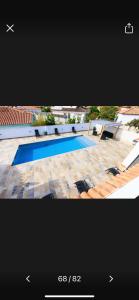 Villa familiale piscine privée et jardin à 1 kilometre de la plage Clim barbecue wifi