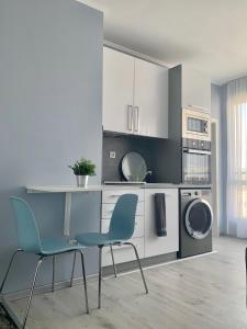 White and Blue apartment