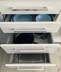 White and Blue apartment