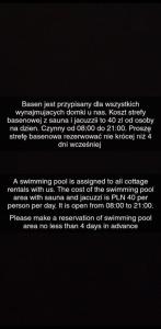 Pokój od 2 do 4 osob w Choczni niedaleko Wadowic ze strefą basenową
