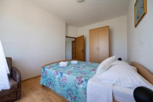 Holiday apartment in Privlaka with sea view, balcony, air conditioning, WiFi 3598-5