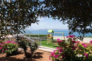 Beachfront Family Villa Katerina with Private pool, Playground, BBQ & Amazing Sea Views!
